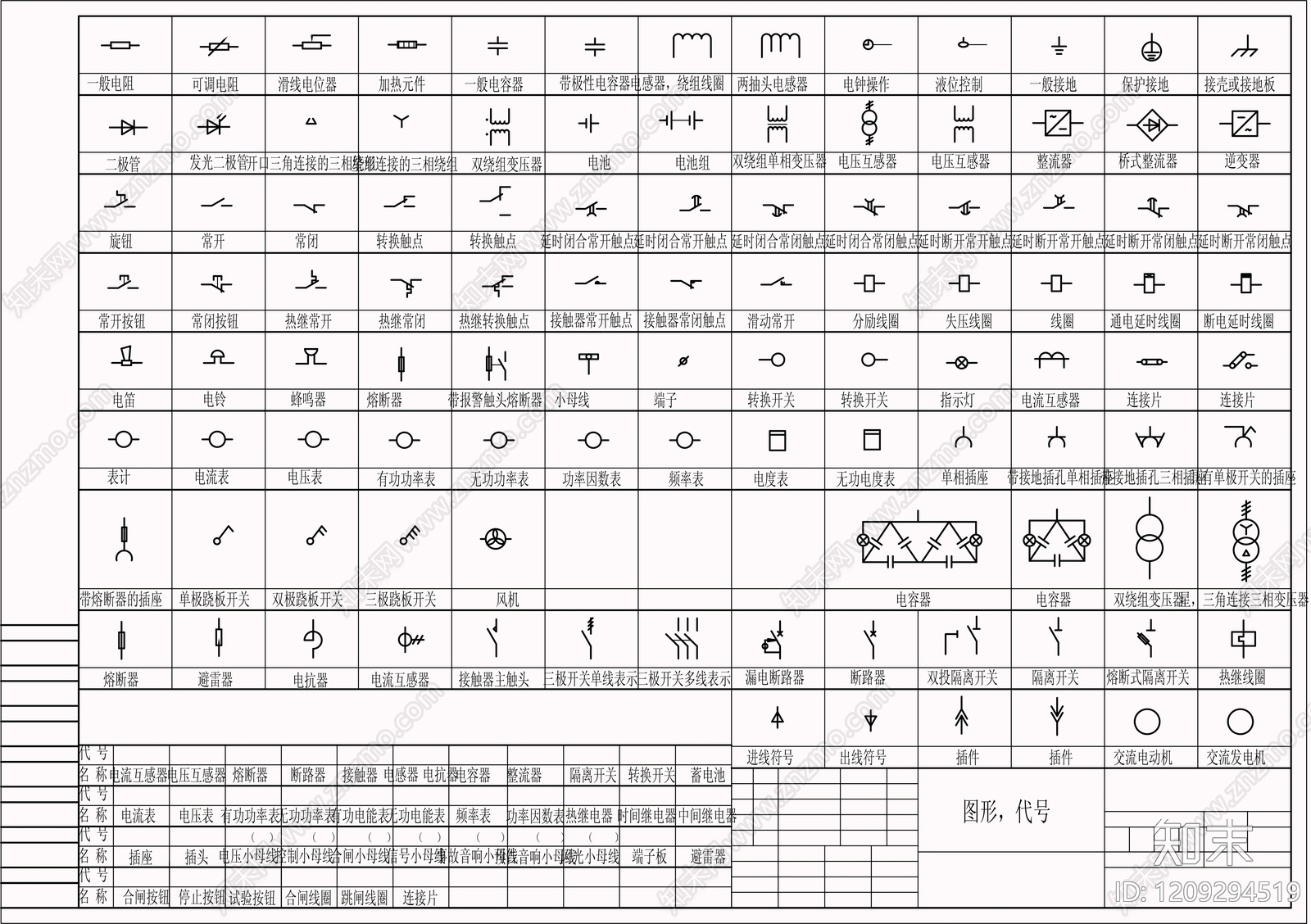 供配电系统施工图下载【ID:1209294519】