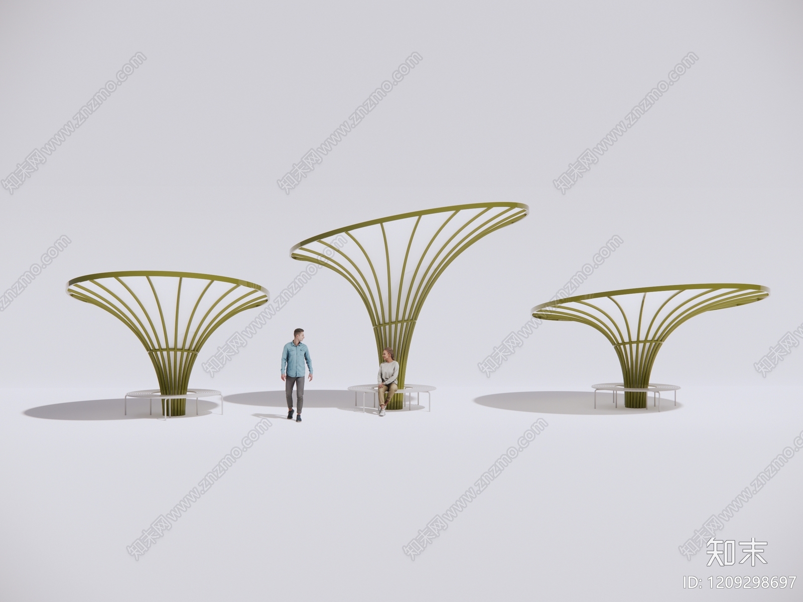 极简主义遮阳设施3D模型下载【ID:1209298697】