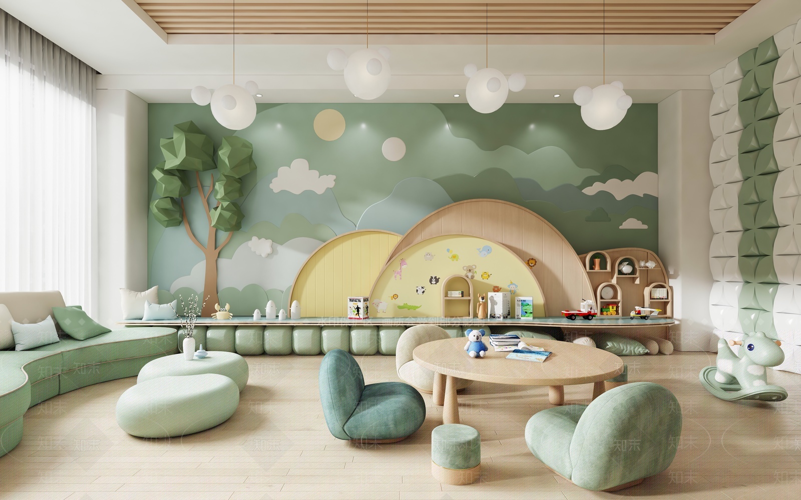 幼儿园3D模型下载【ID:1209308494】