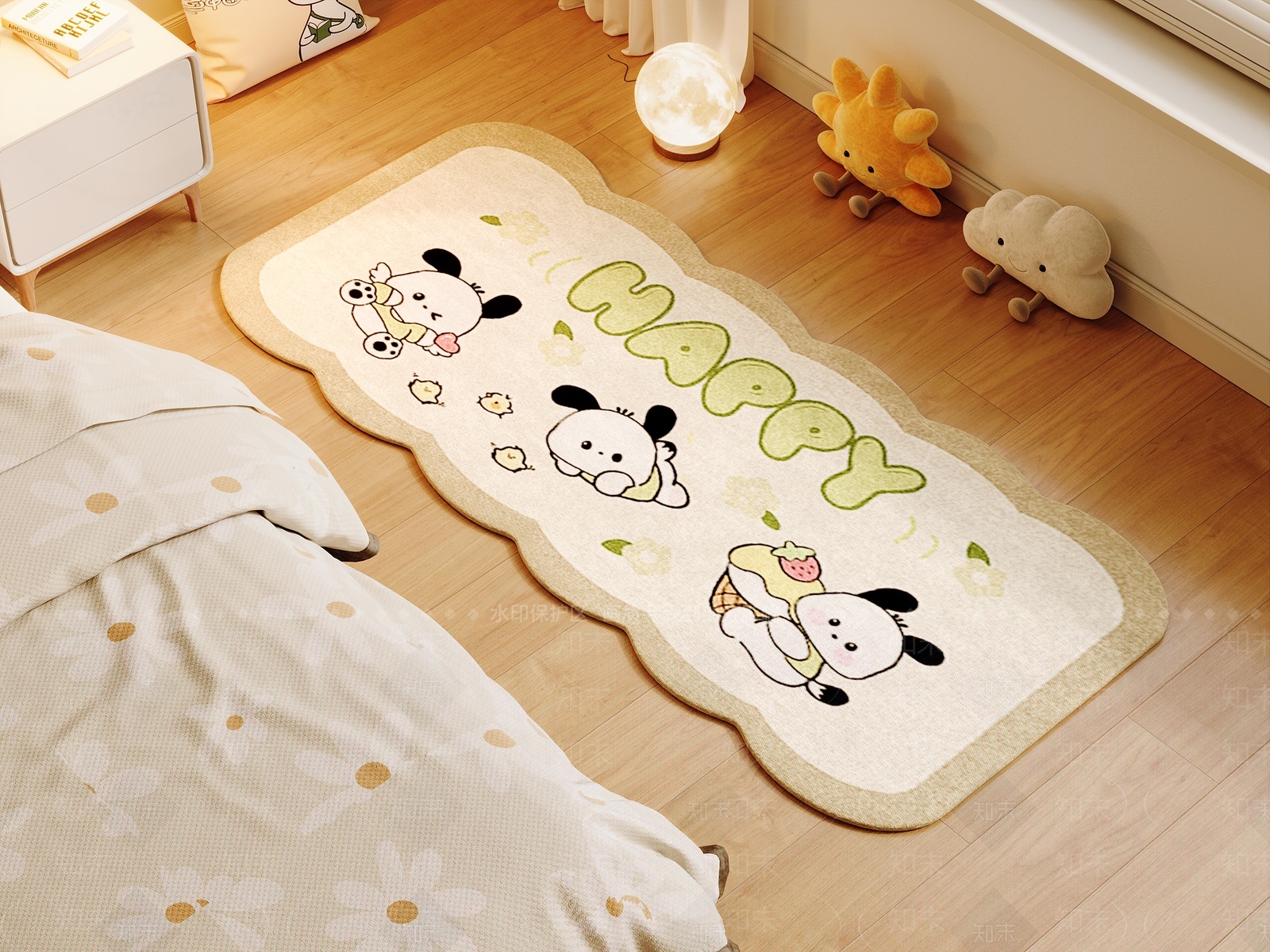 现代地毯3D模型下载【ID:1209309596】