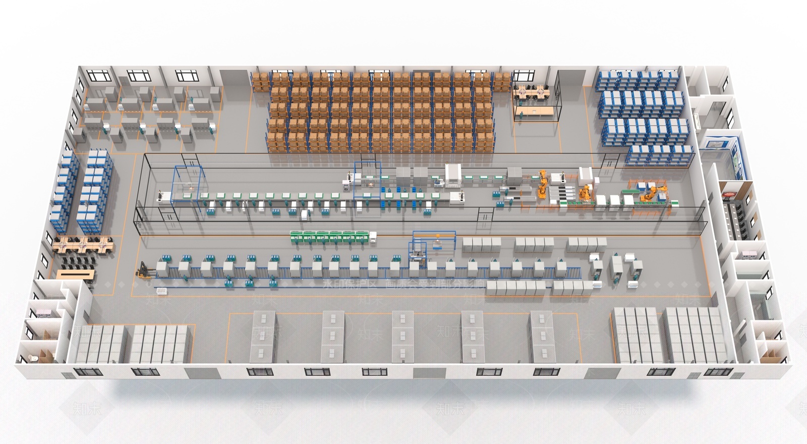 现代鸟瞰规划3D模型下载【ID:1209310120】