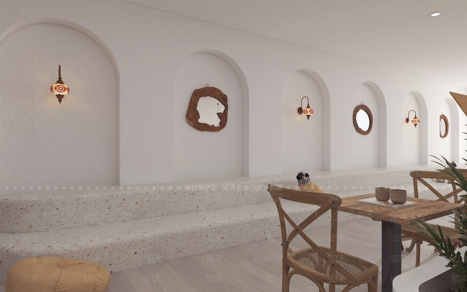 咖啡厅3D模型下载【ID:1209310298】