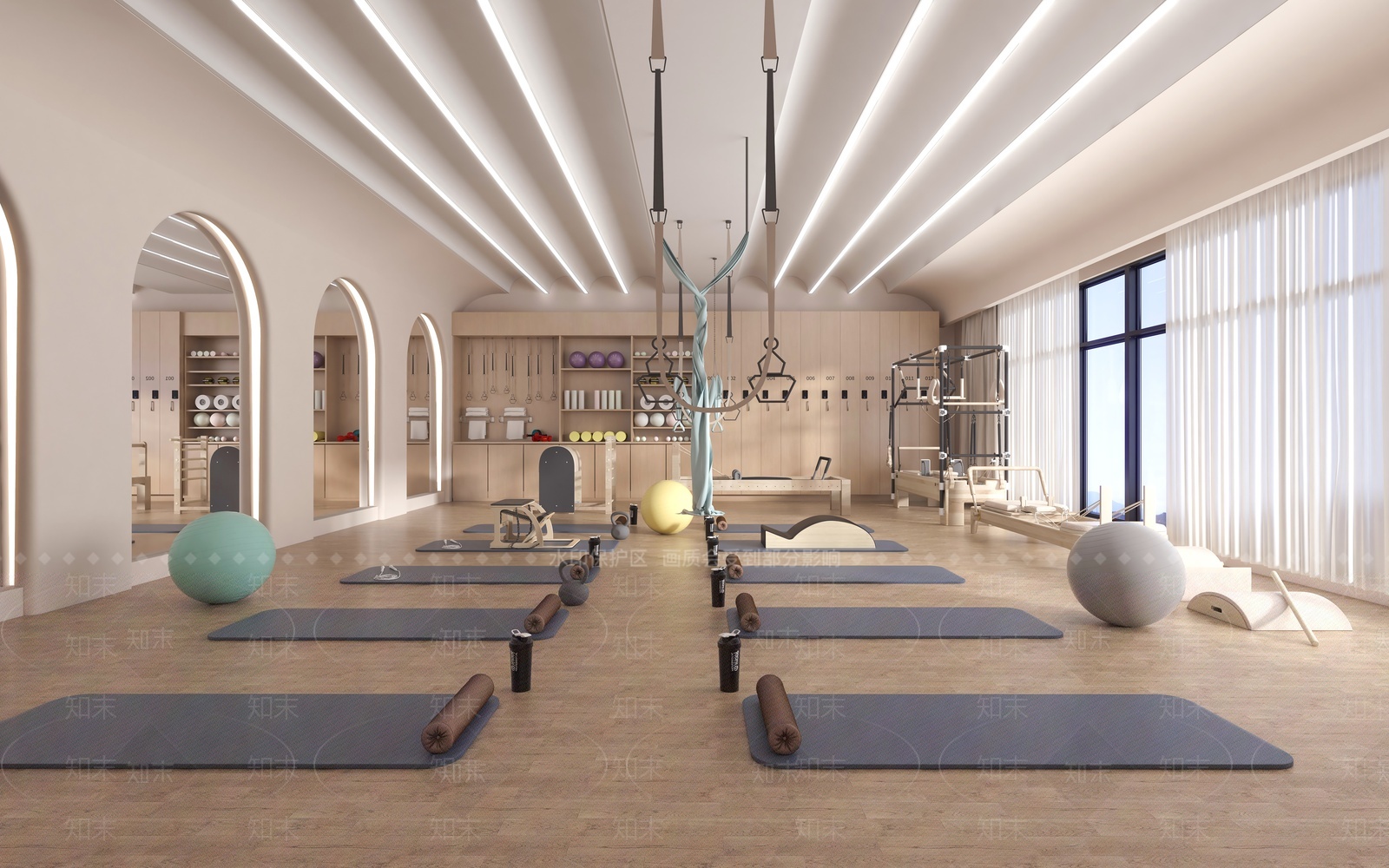 瑜伽室3D模型下载【ID:1209310259】