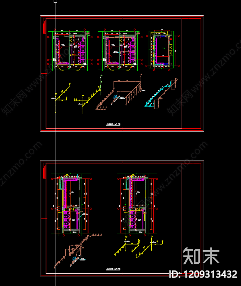 其他给排水cad施工图下载【ID:1209313432】