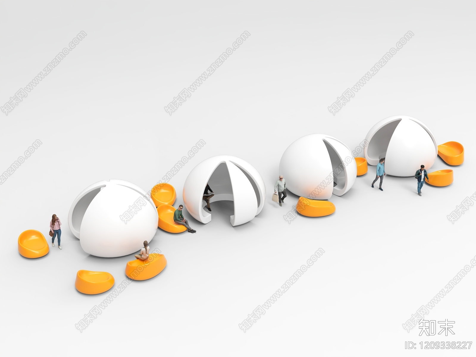 极简主义其他户外家具3D模型下载【ID:1209338227】