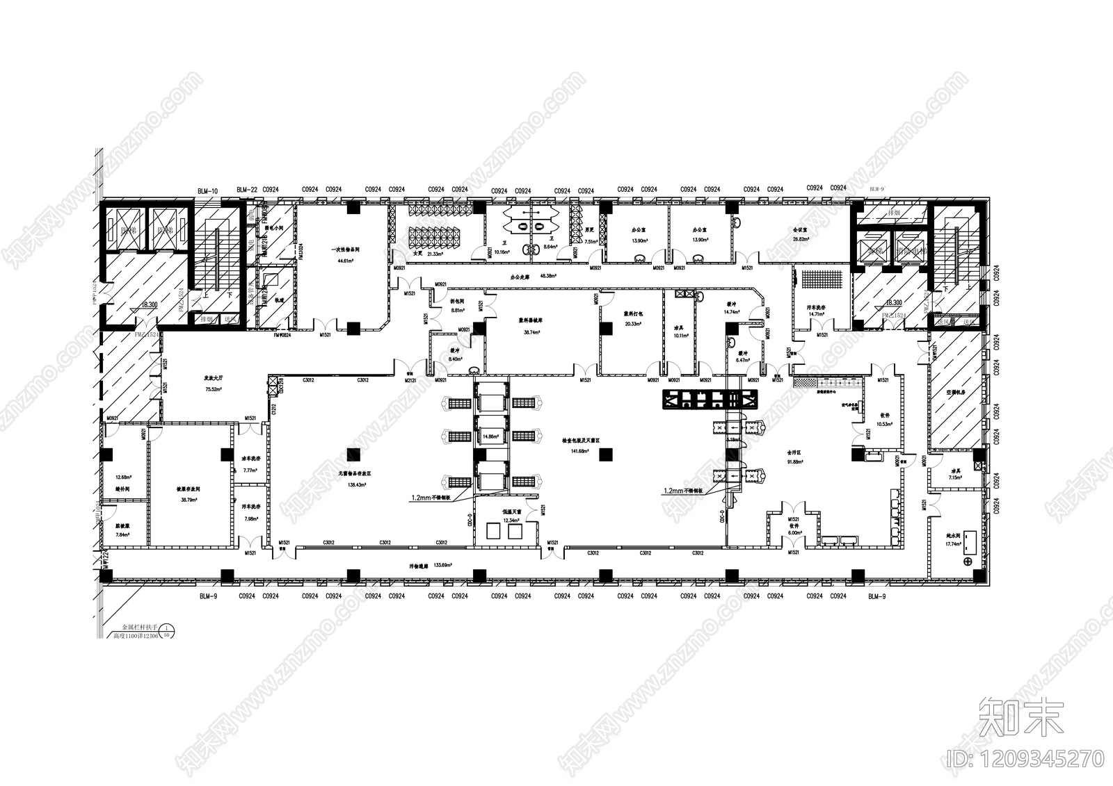 医院cad施工图下载【ID:1209345270】