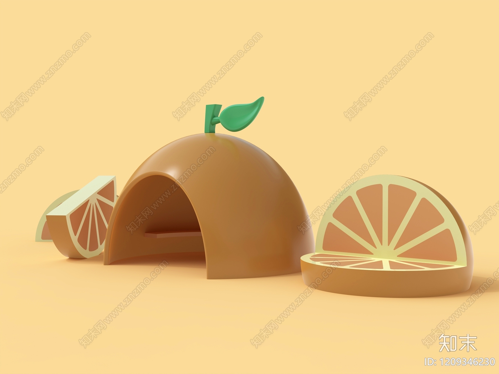 卡通风格化IP形象3D模型下载【ID:1209346230】