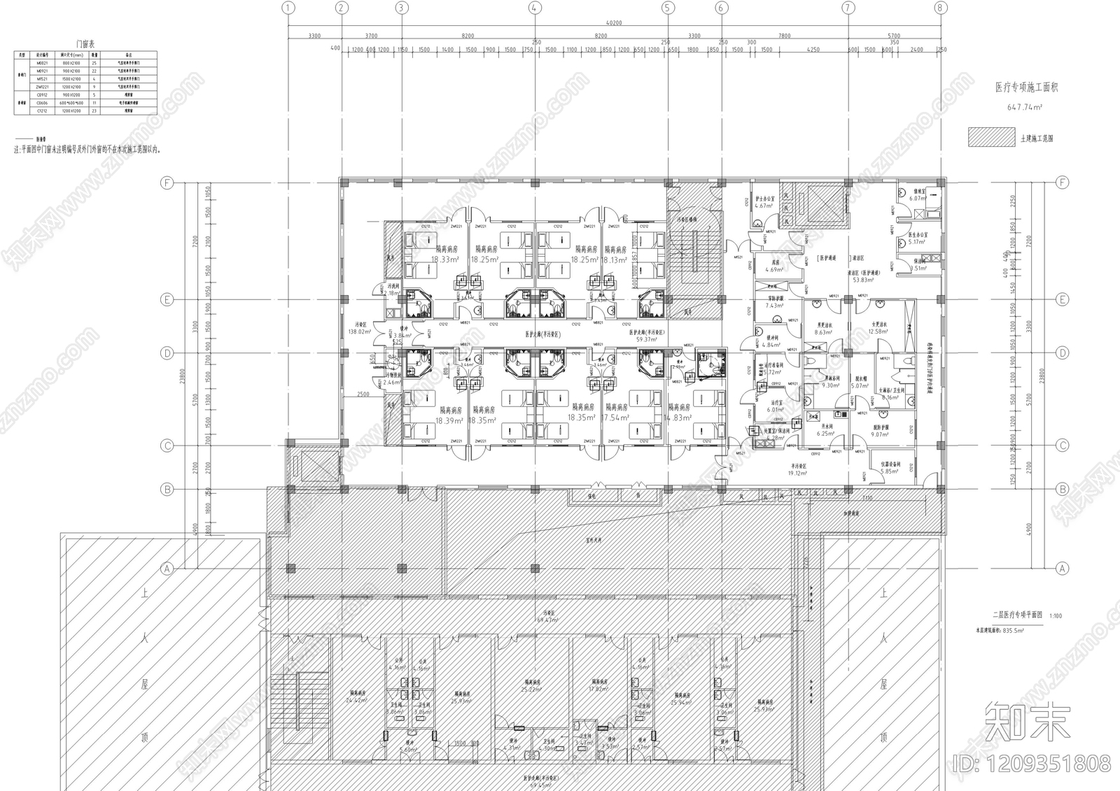 医院cad施工图下载【ID:1209351808】