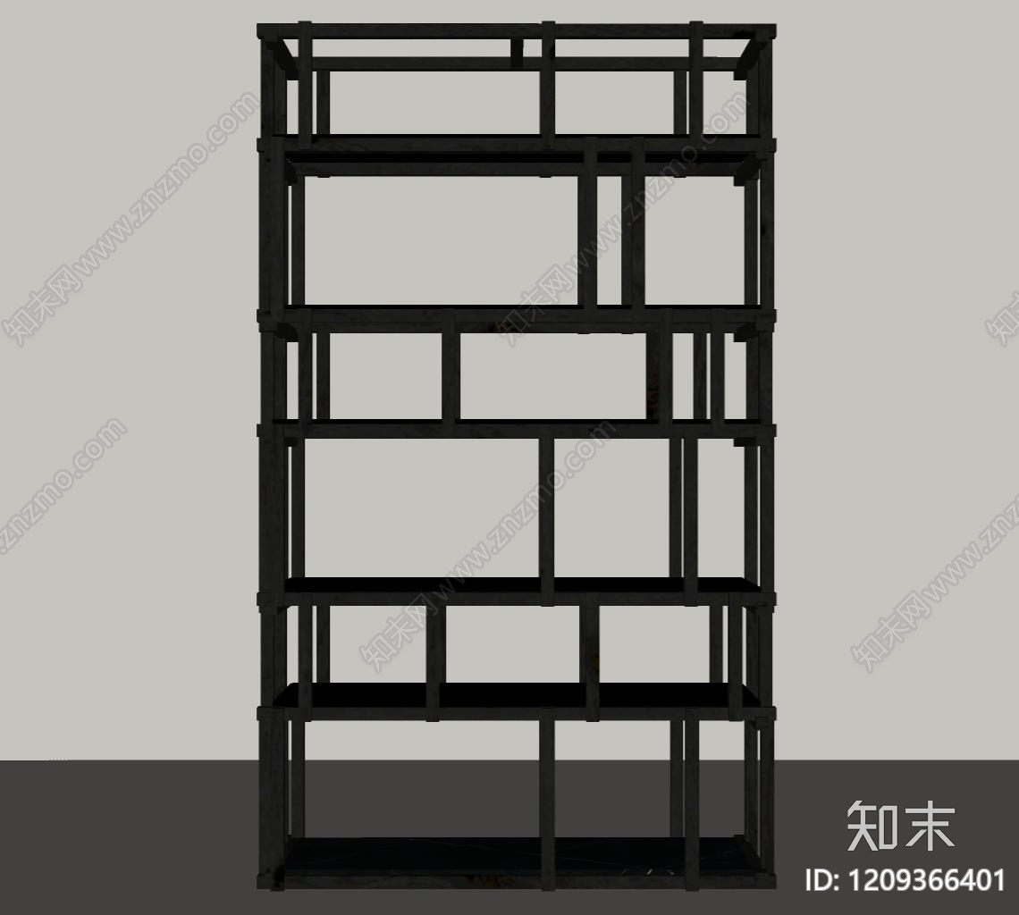 现代博古架SU模型下载【ID:1209366401】