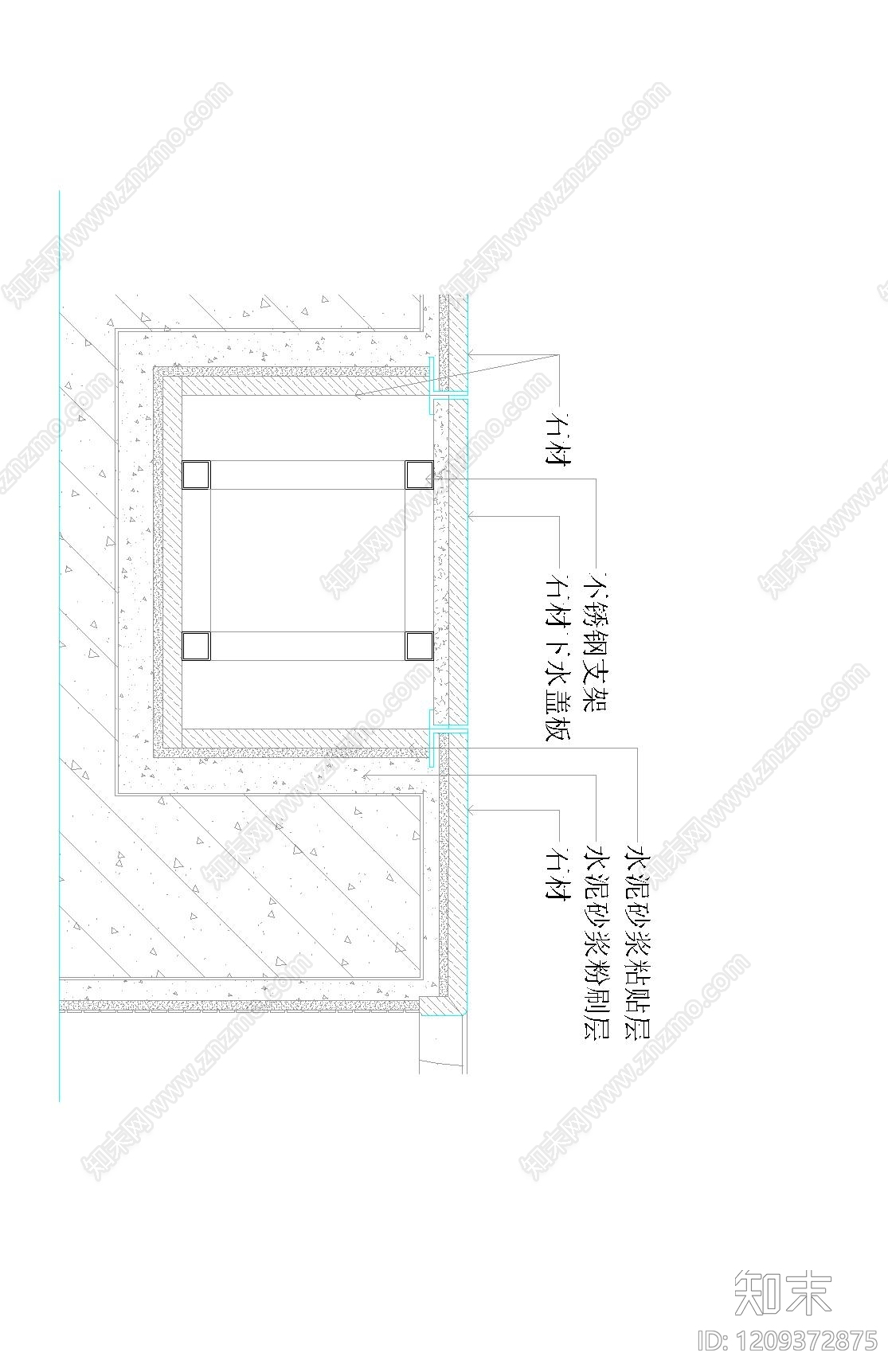 现代其他室内工艺节点施工图下载【ID:1209372875】