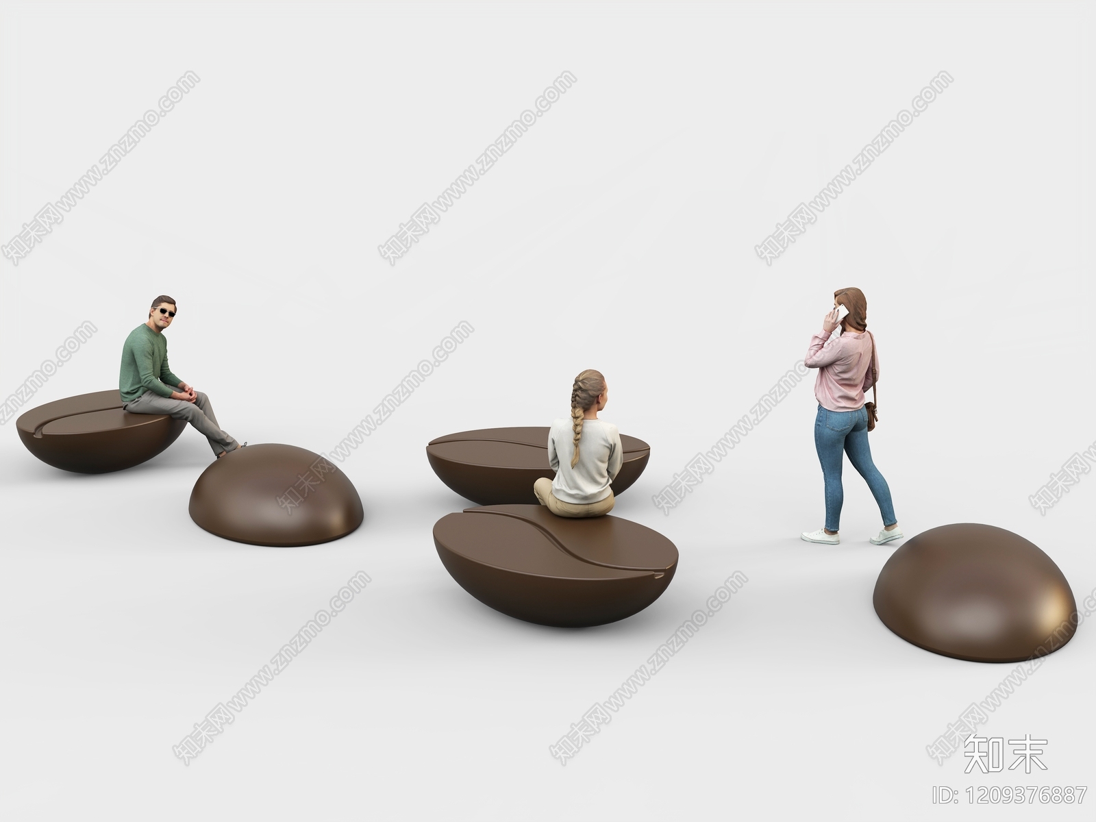 极简主义户外椅3D模型下载【ID:1209376887】