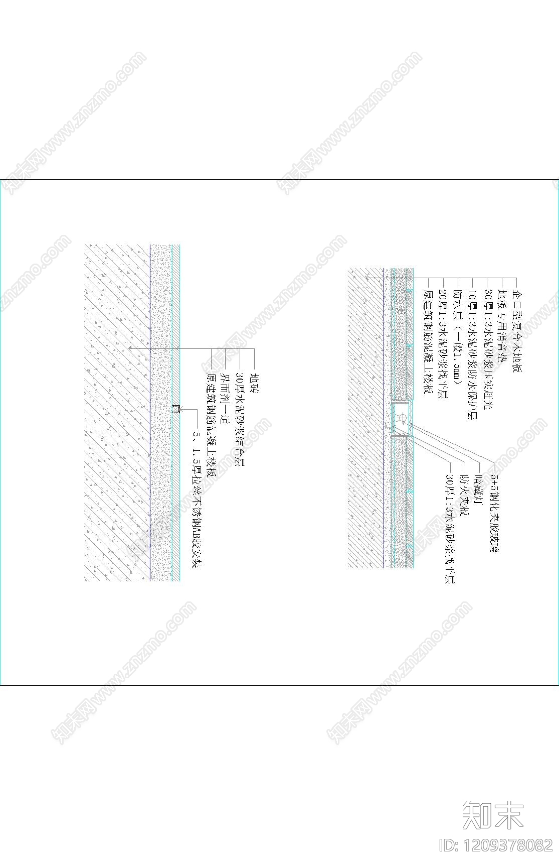 木地板cad施工图下载【ID:1209378082】