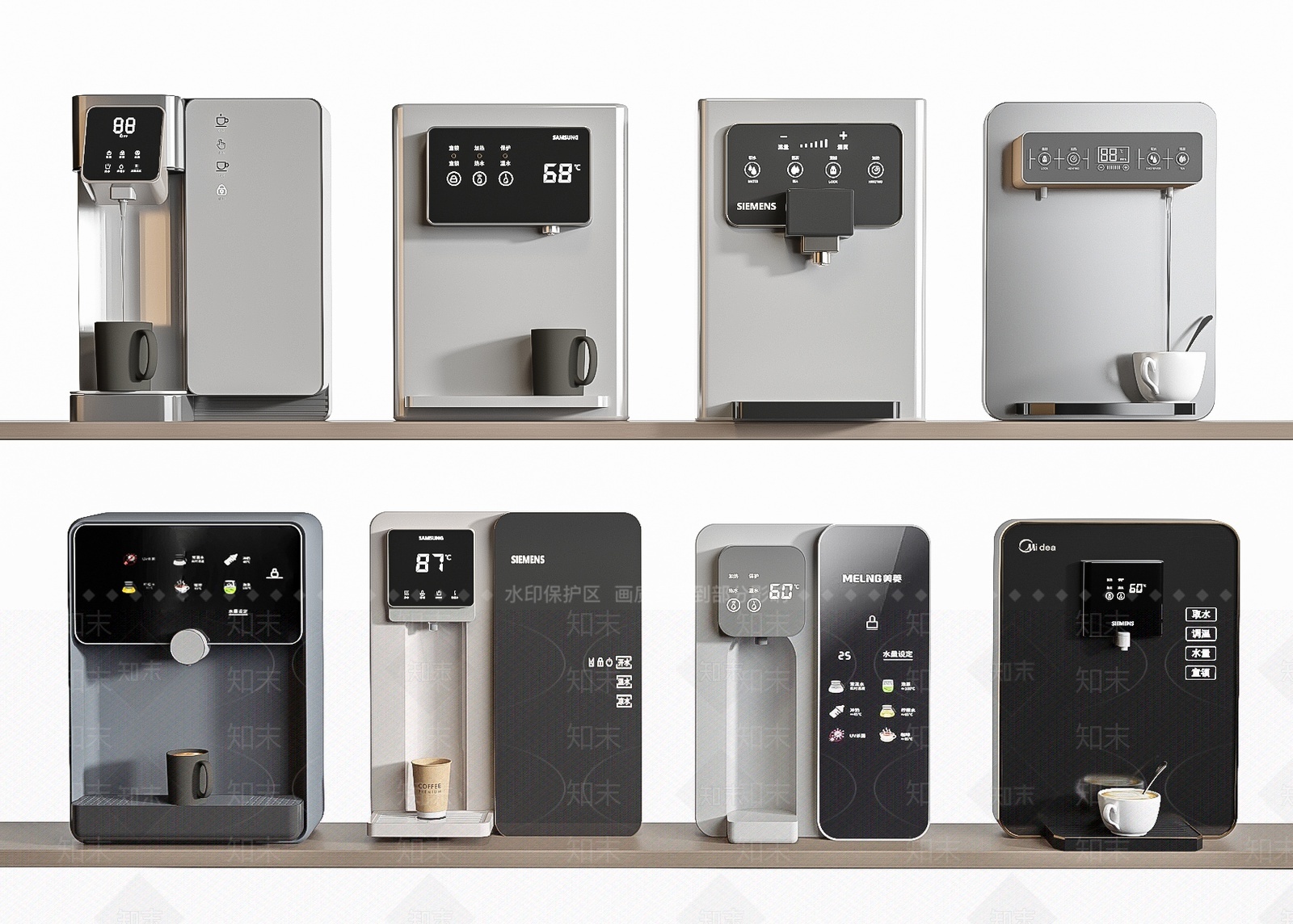 饮水机3D模型下载【ID:1209394977】