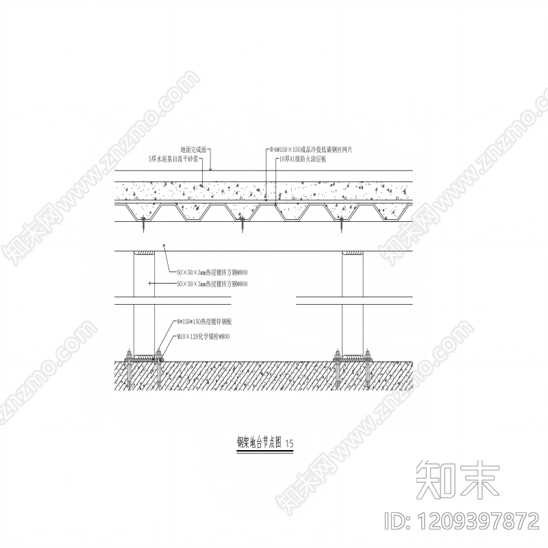 地台节点施工图下载【ID:1209397872】