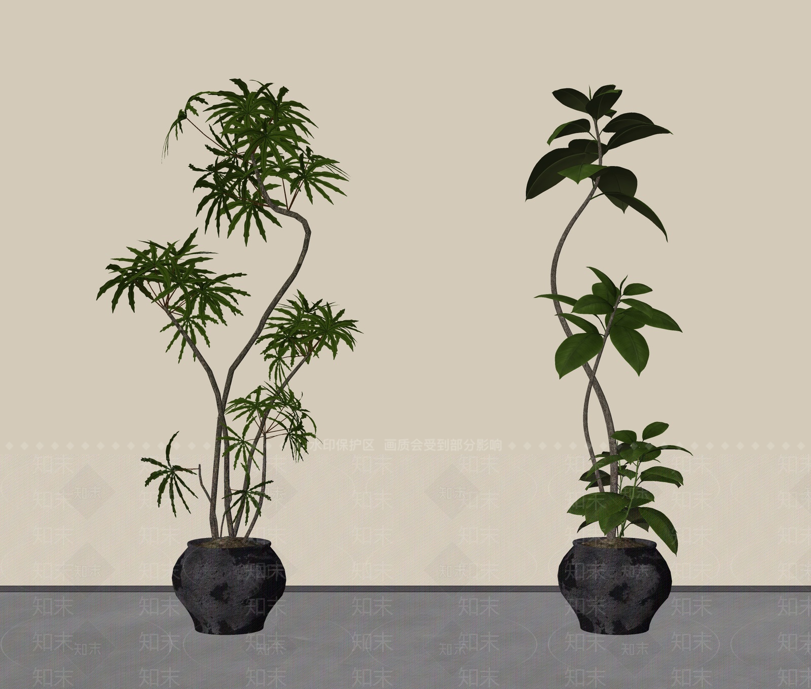 盆栽SU模型下载【ID:1209406498】