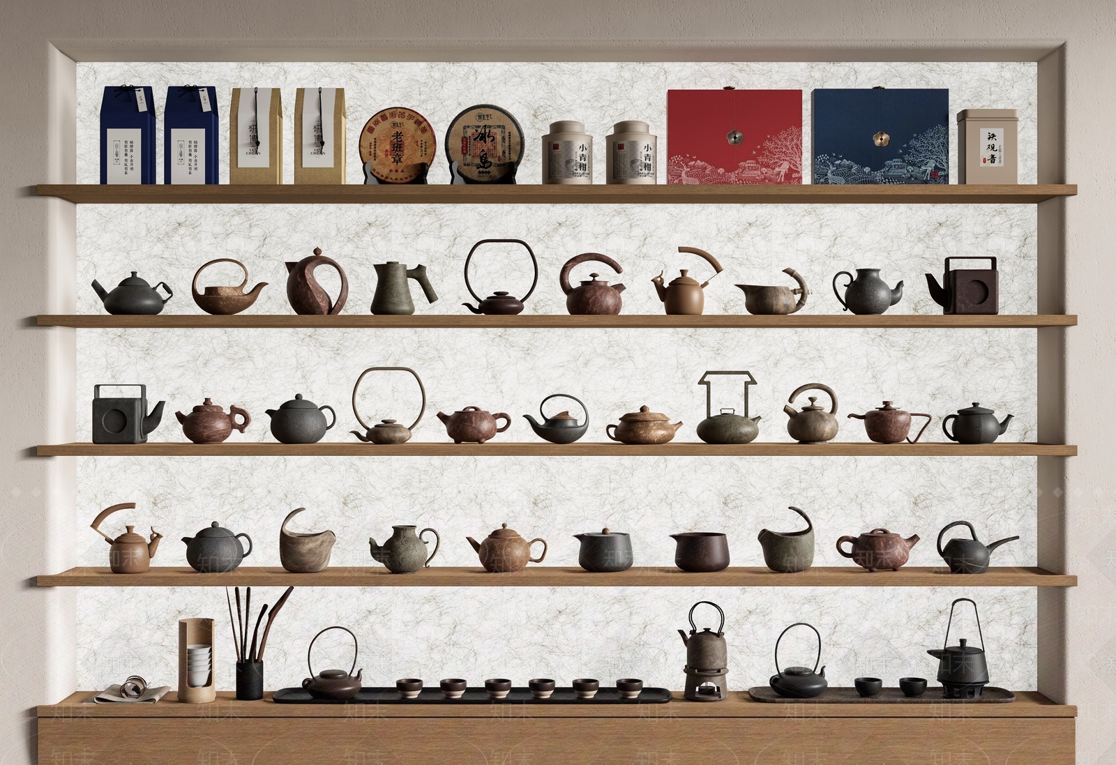 茶具3D模型下载【ID:1209412957】