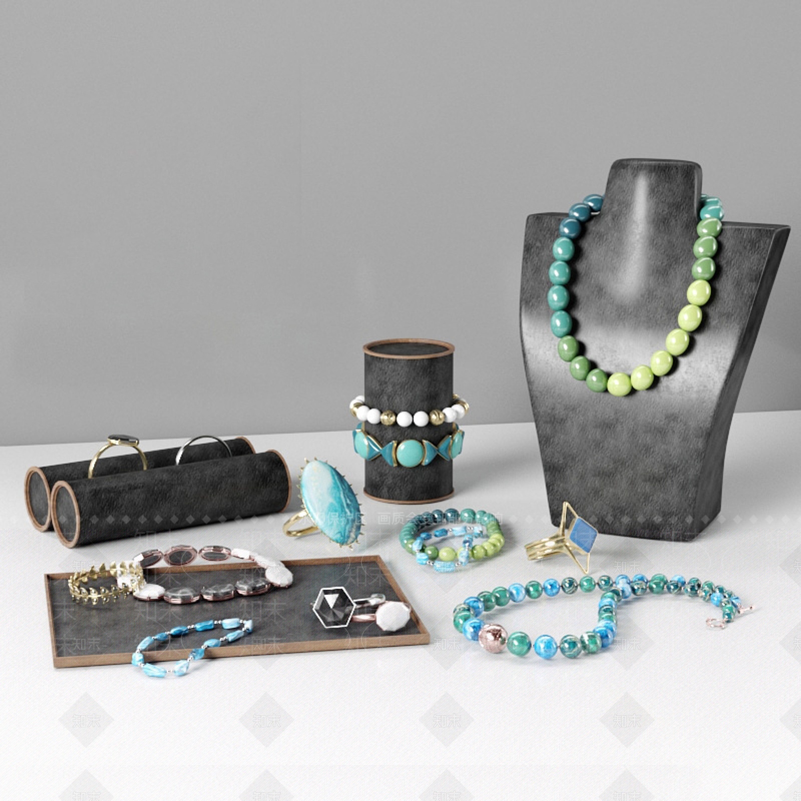 服饰鞋帽3D模型下载【ID:1209423762】