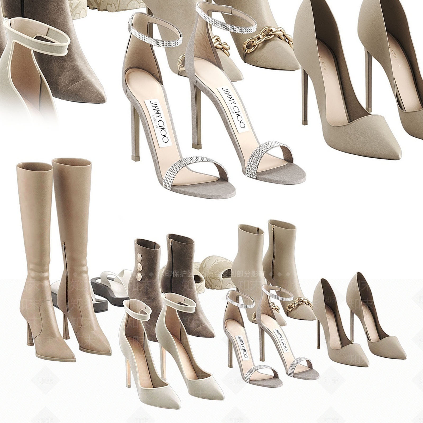 鞋子3D模型下载【ID:1209443382】