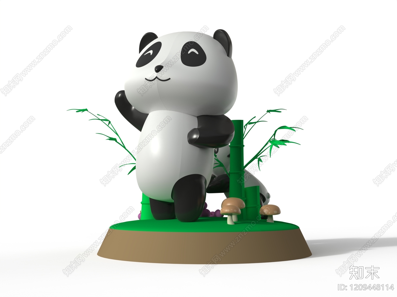 卡通风格IP形象3D模型下载【ID:1209448114】