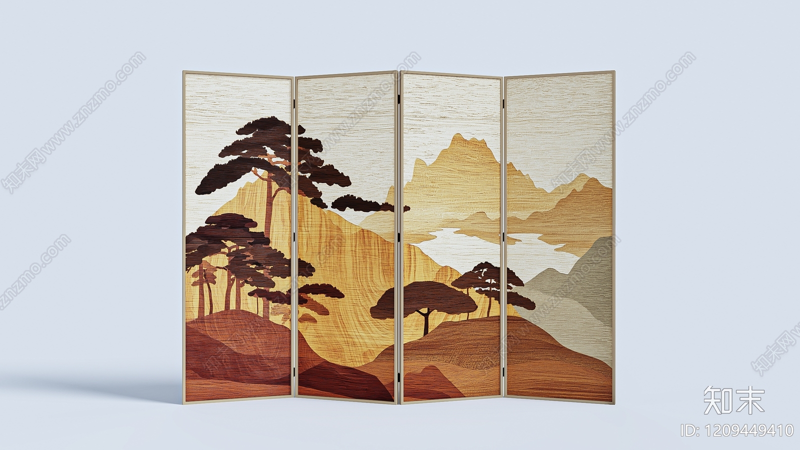 新中式其他家具3D模型下载【ID:1209449410】