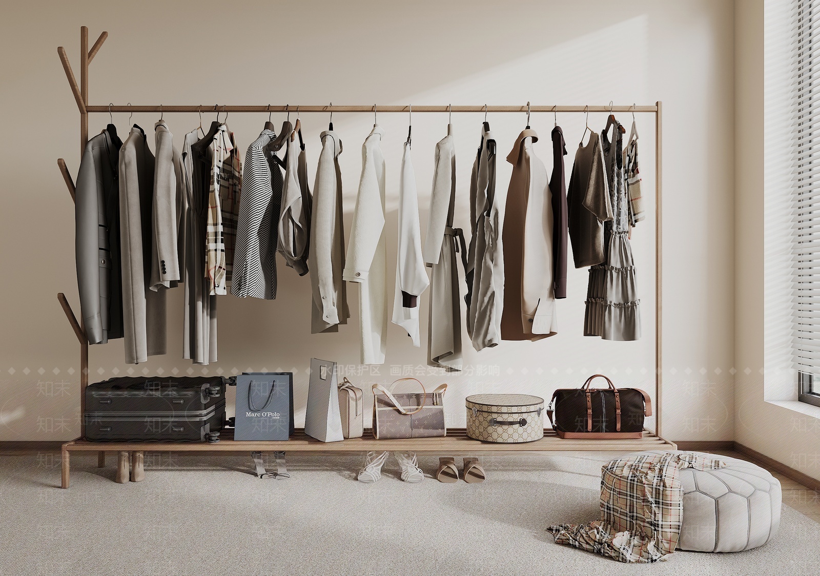 服饰鞋帽3D模型下载【ID:1209481279】