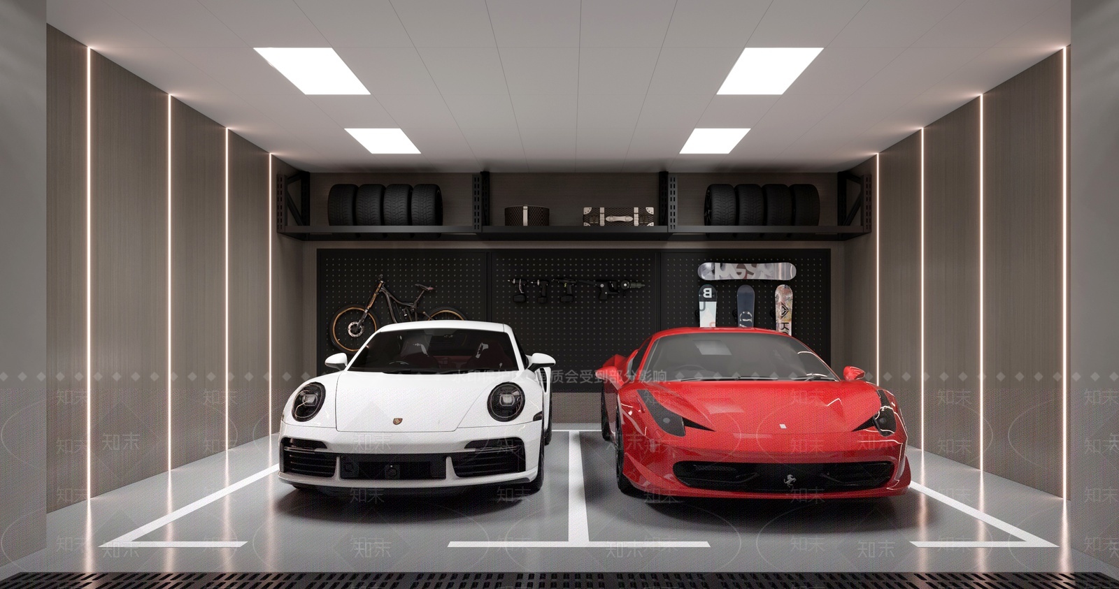 现代车库3D模型下载【ID:1209484974】