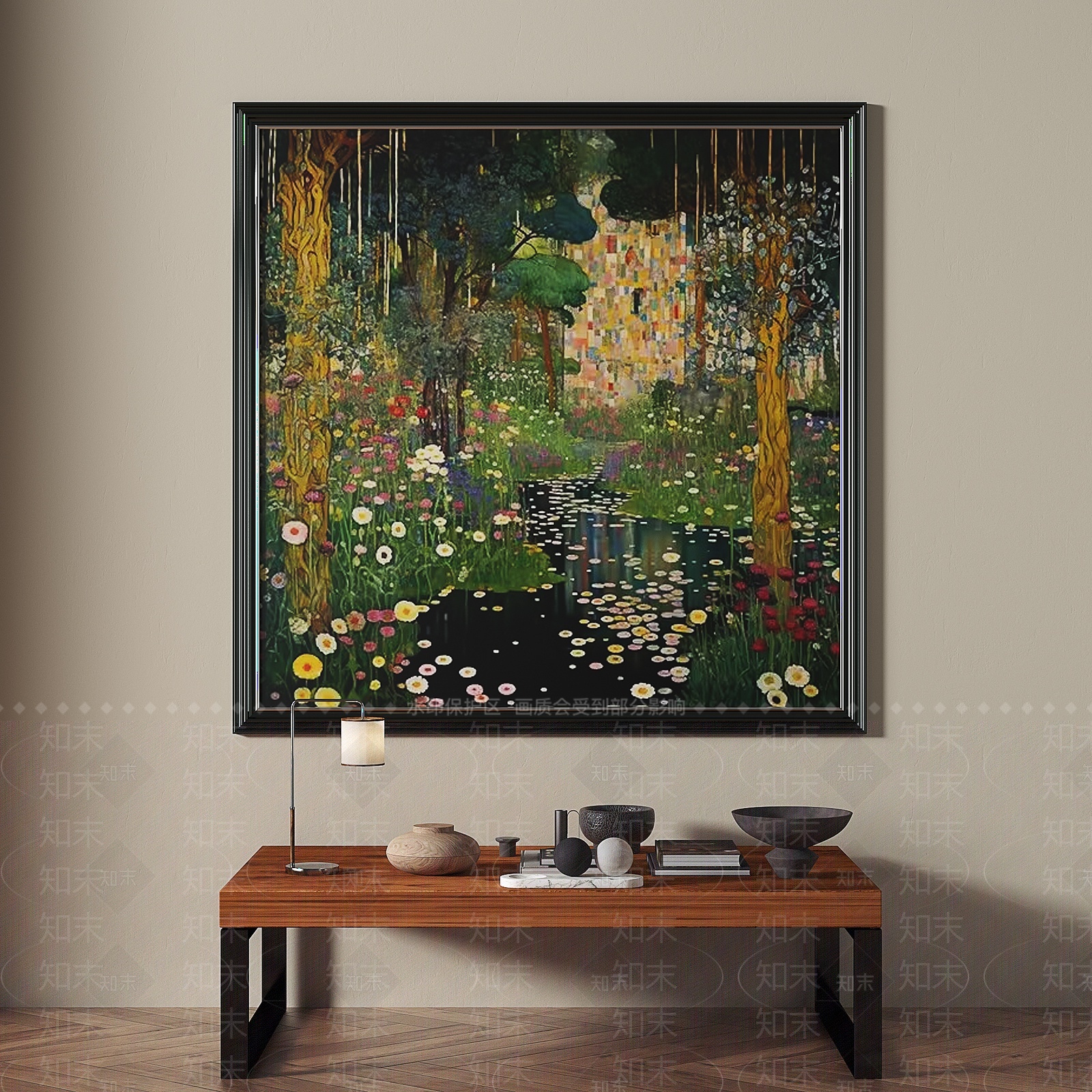 法式中古抽象装饰画3D模型下载【ID:1209484944】