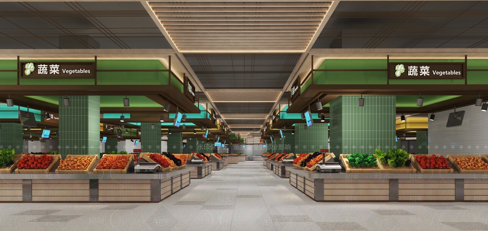 现代超市3D模型下载【ID:1209485276】