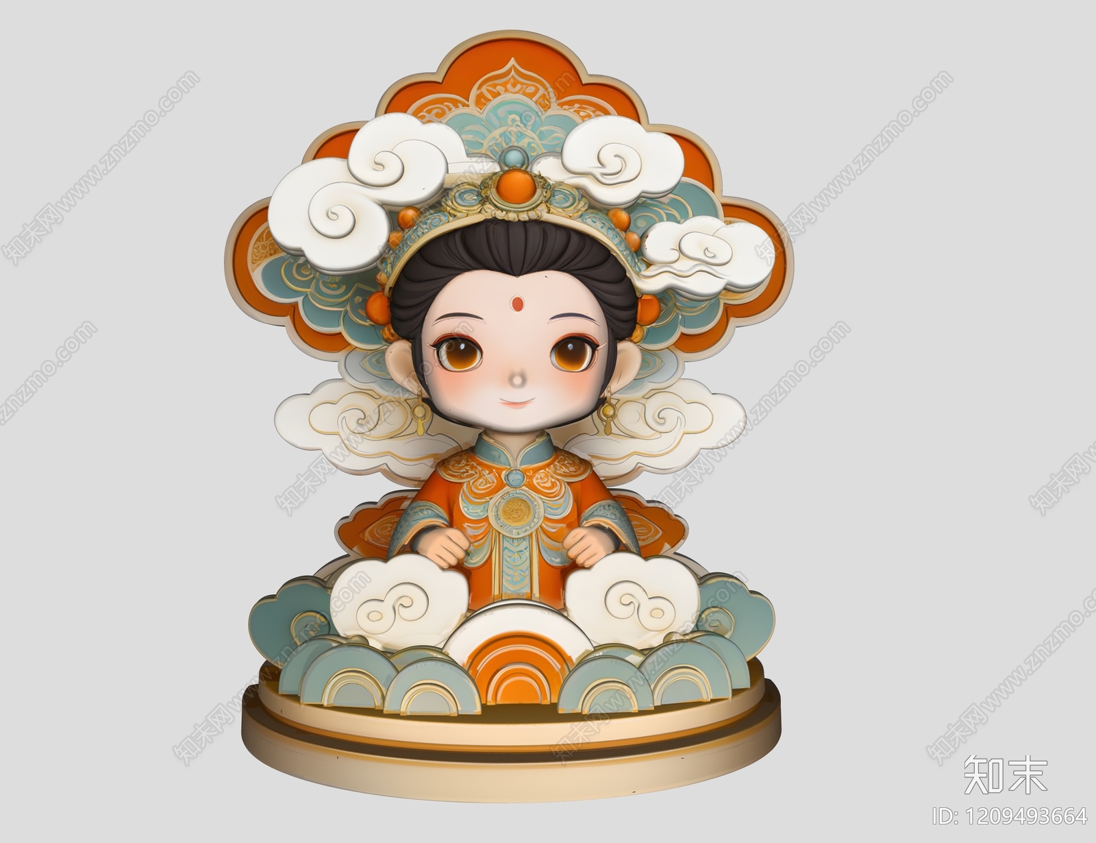 现代新中式艺术装置SU模型下载【ID:1209493664】