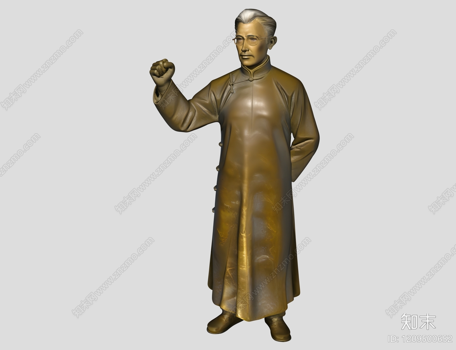 新中式男人3D模型下载【ID:1209500652】