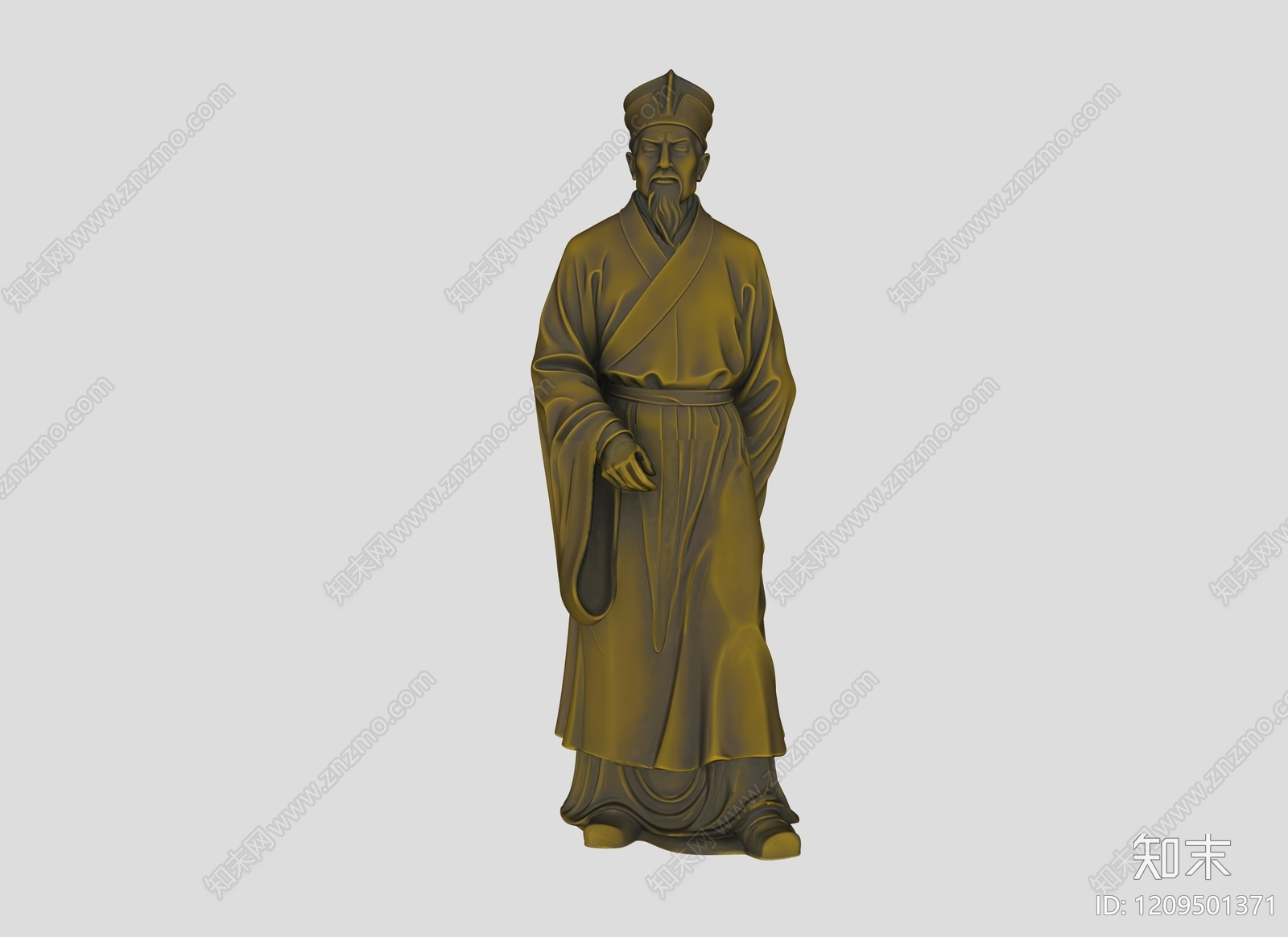 新中式男人3D模型下载【ID:1209501371】