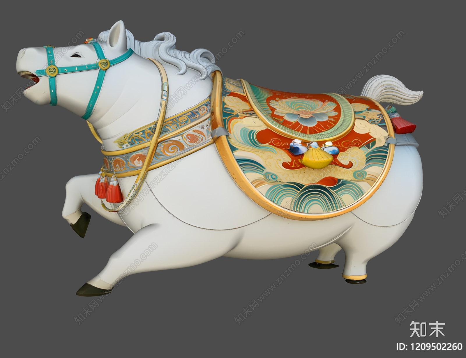 新中式其他动物3D模型下载【ID:1209502260】