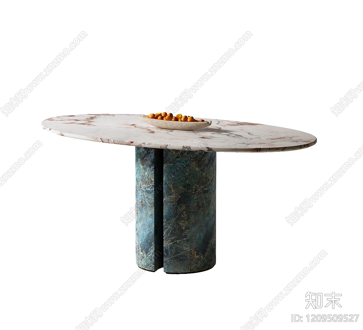 意式轻奢餐桌SU模型下载【ID:1209509527】