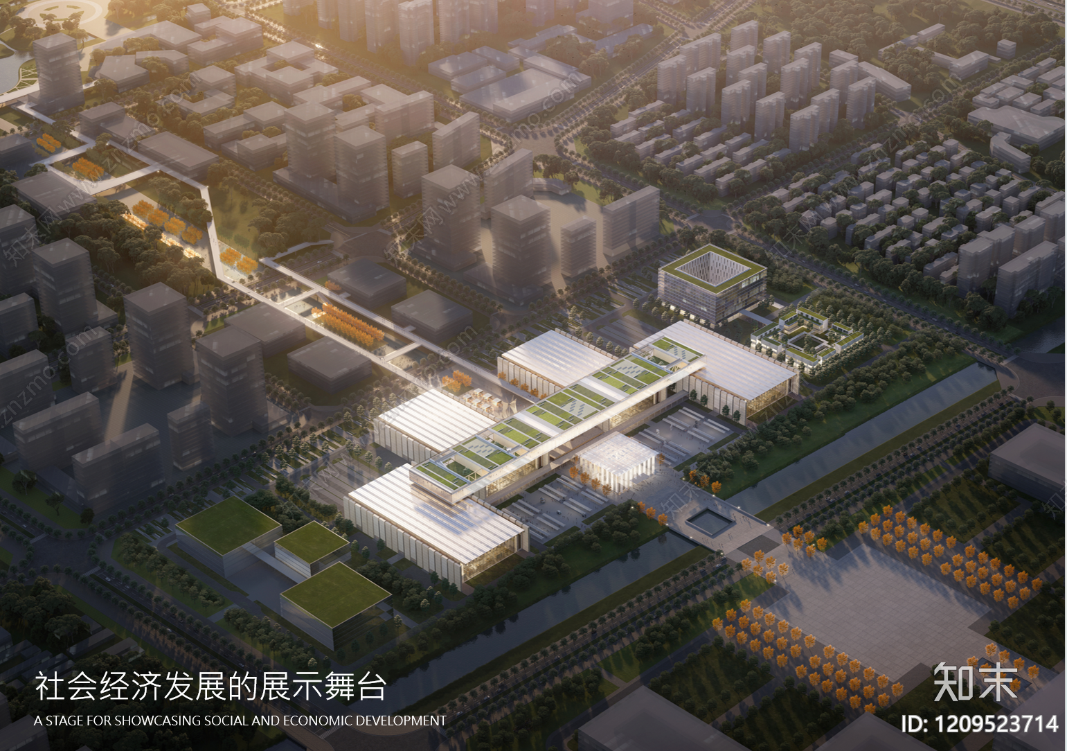 现代展馆建筑下载【ID:1209523714】