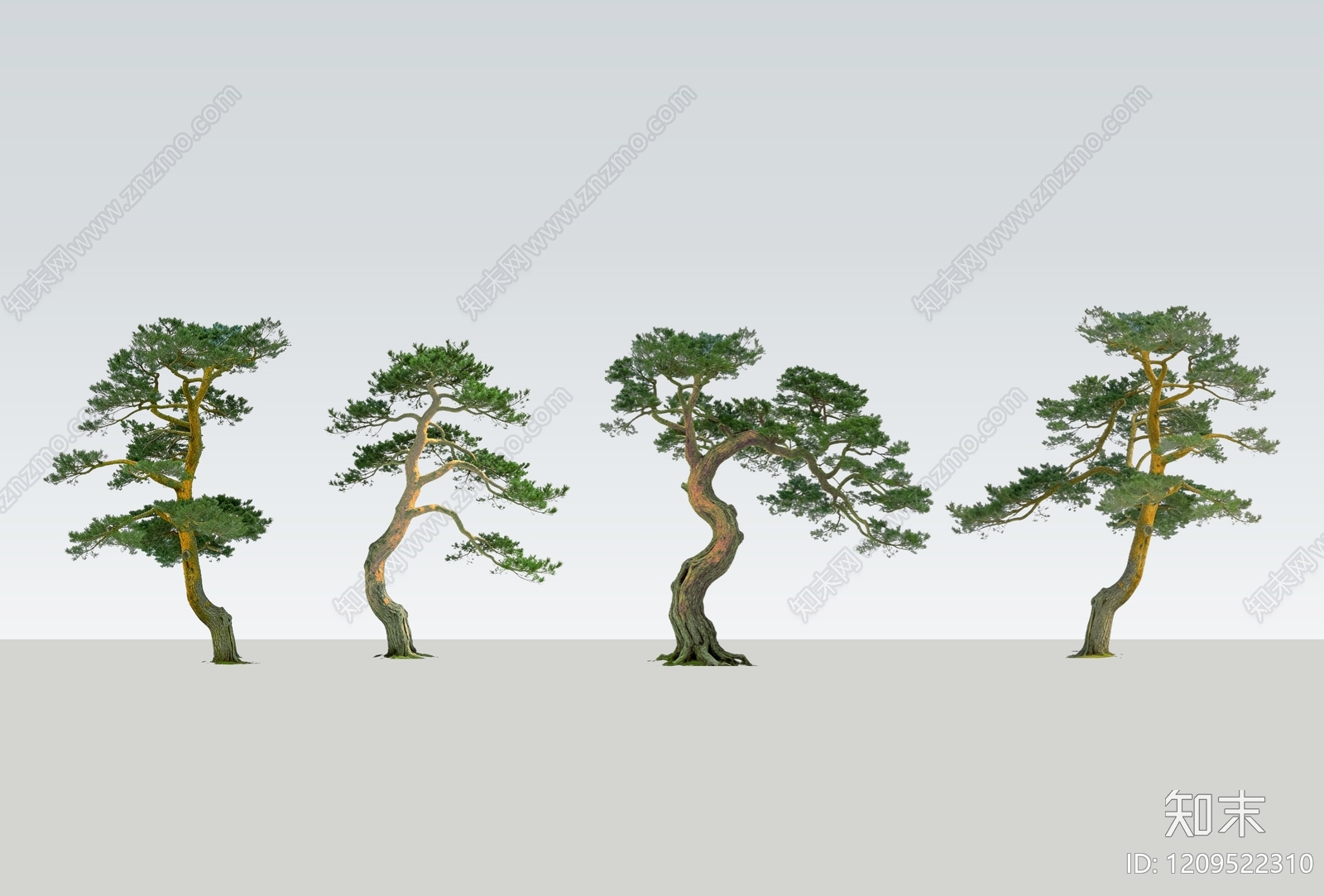 乔木SU模型下载【ID:1209522310】