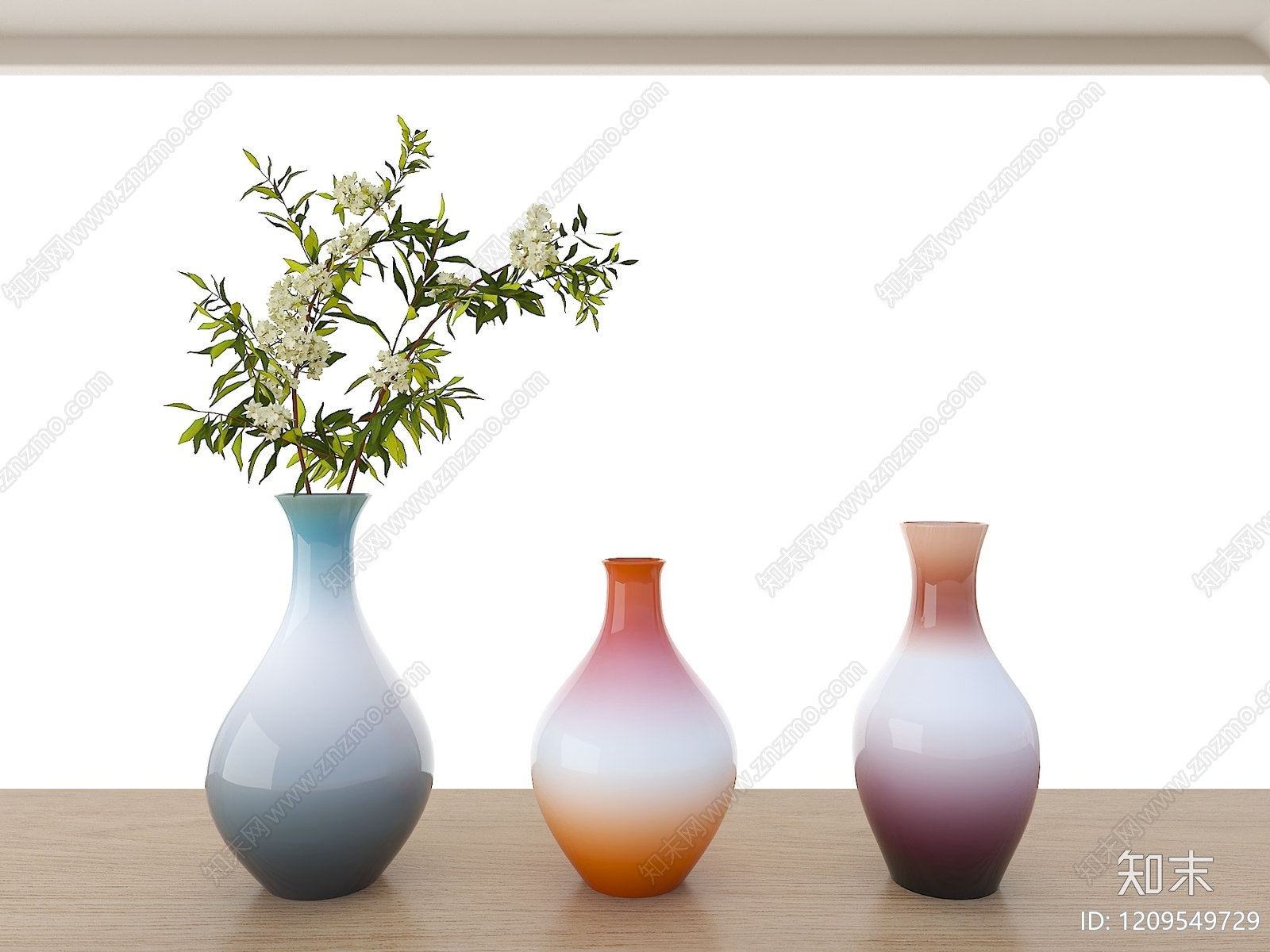 现代花瓶SU模型下载【ID:1209549729】