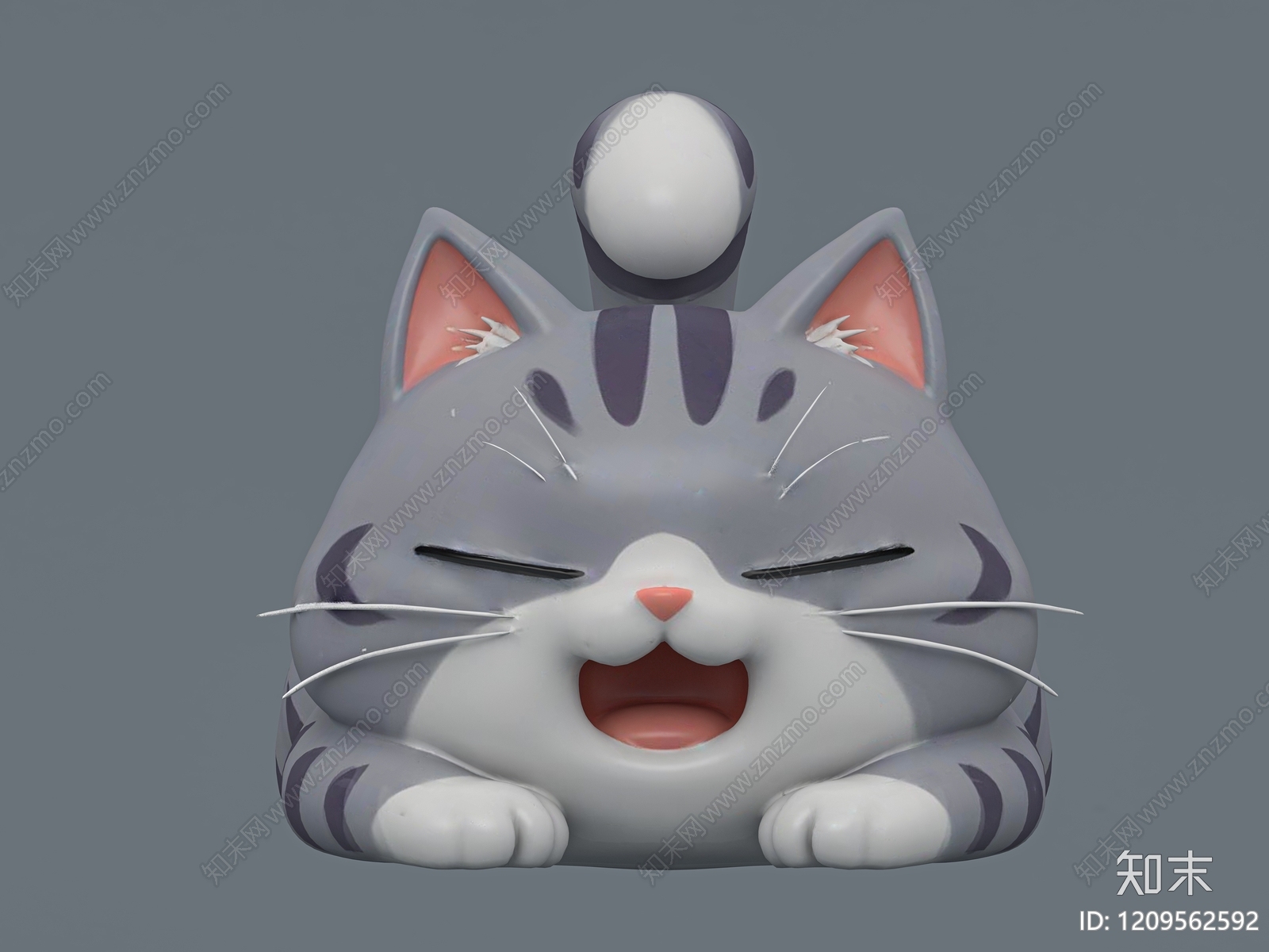 Q版卡通猫3D模型下载【ID:1209562592】