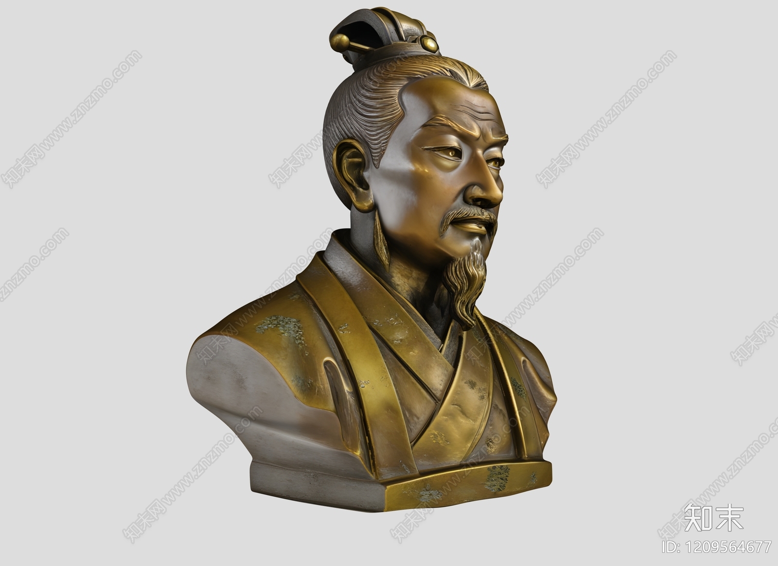 新中式雕塑SU模型下载【ID:1209564677】