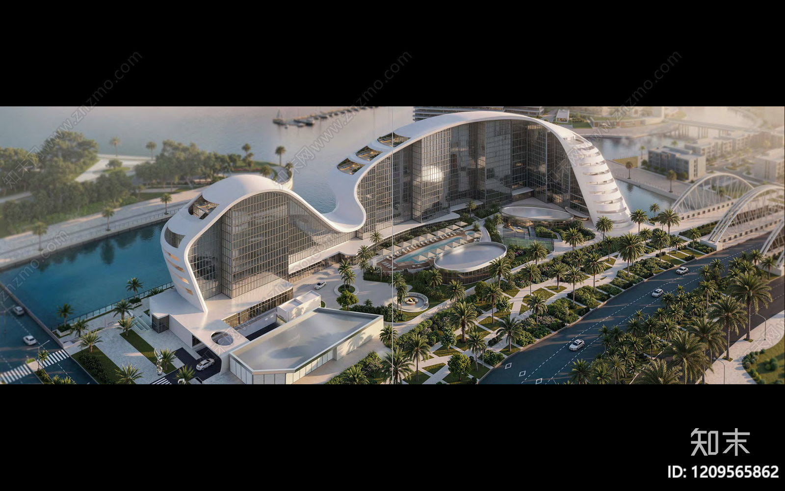度假酒店建筑下载【ID:1209565862】