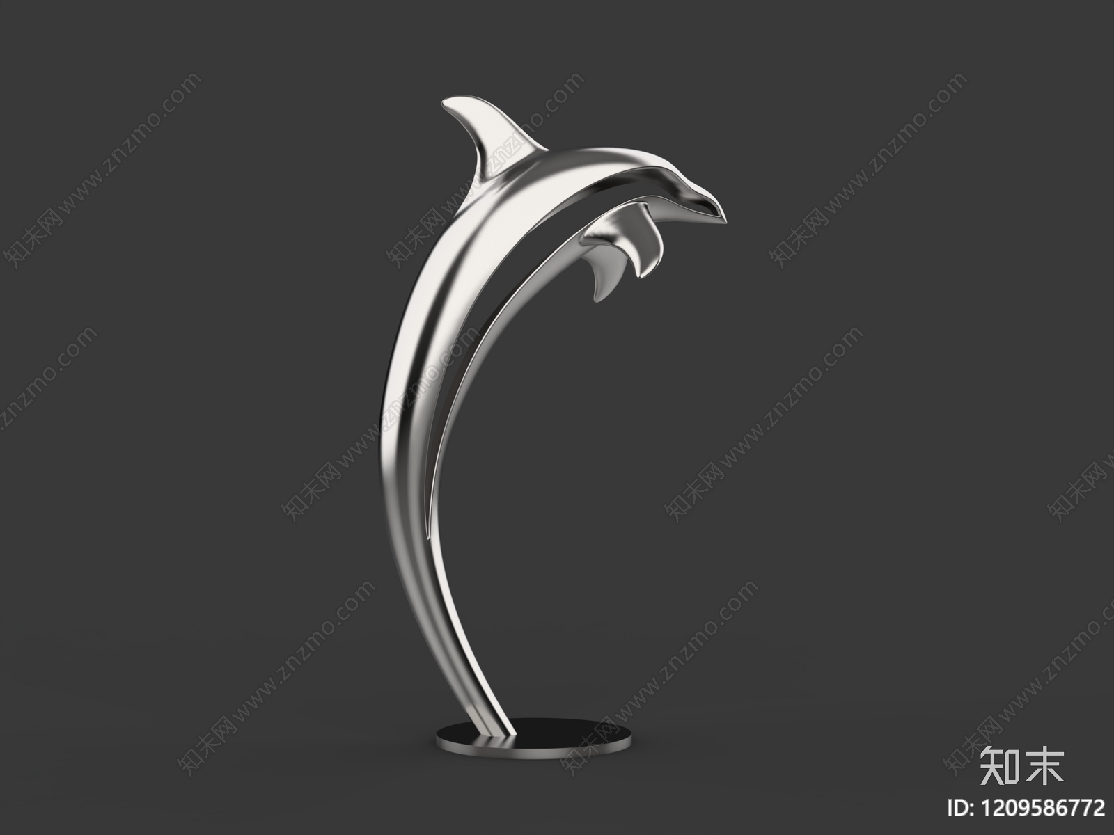 极简主义雕塑摆件3D模型下载【ID:1209586772】