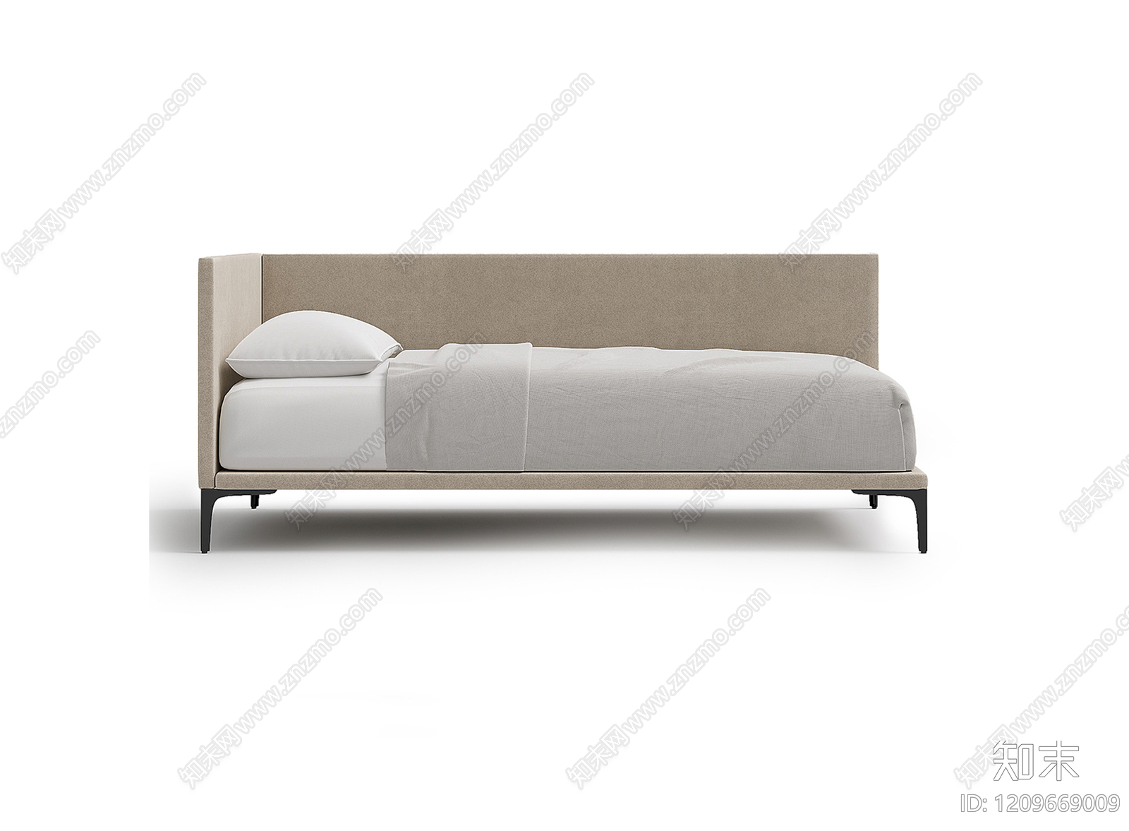 极简沙发床3D模型下载【ID:1209669009】