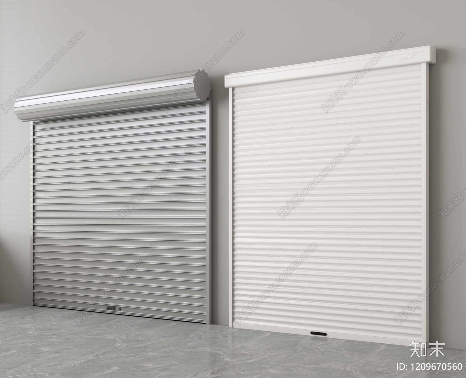 极简卷帘门3D模型下载【ID:1209670560】