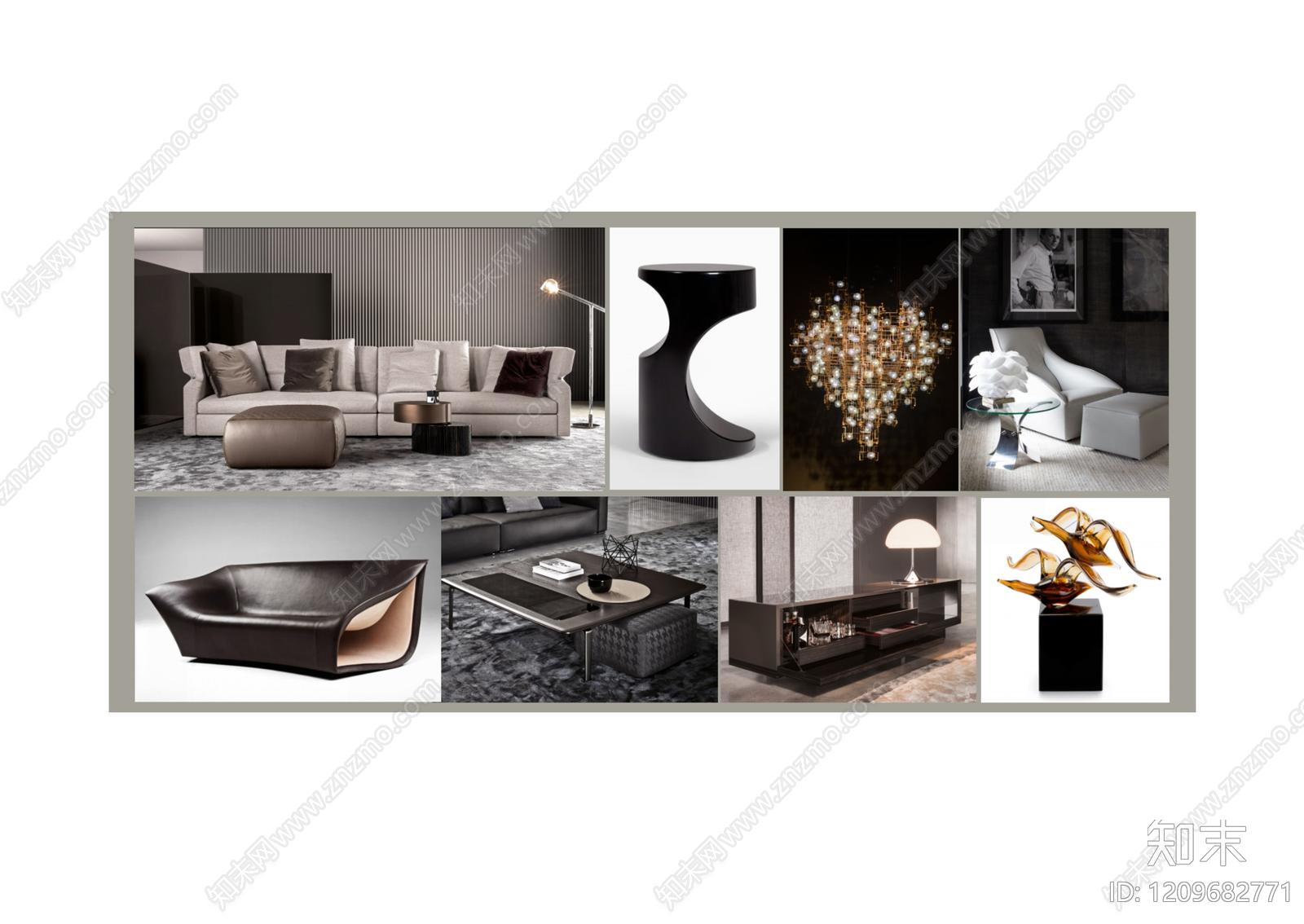 现代新中式其他软装下载【ID:1209682771】