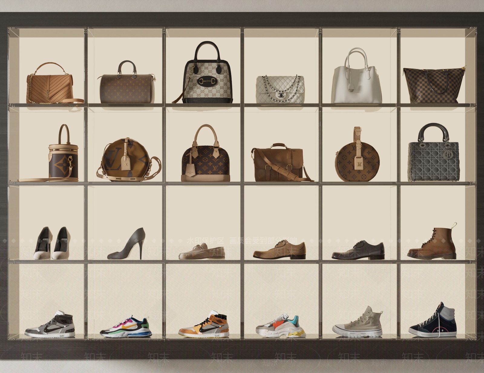 鞋包3D模型下载【ID:1209751370】