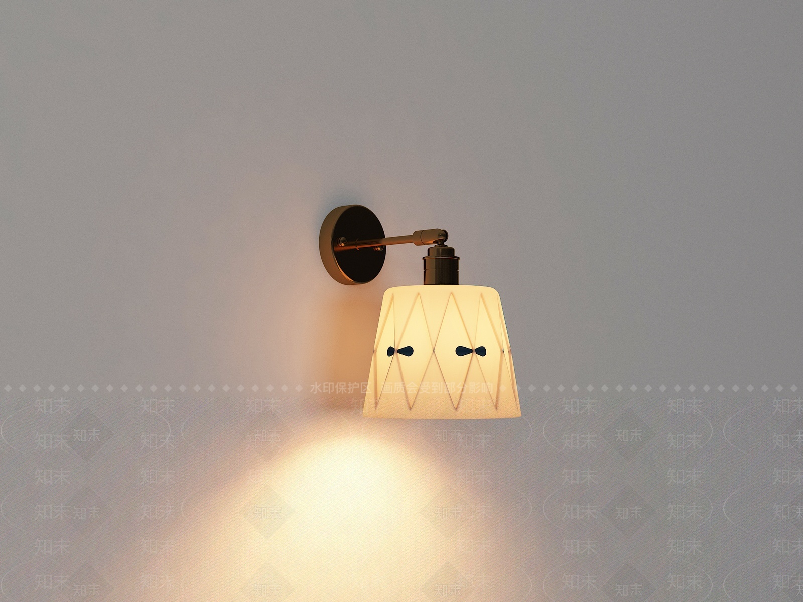 壁灯3D模型下载【ID:1209791759】