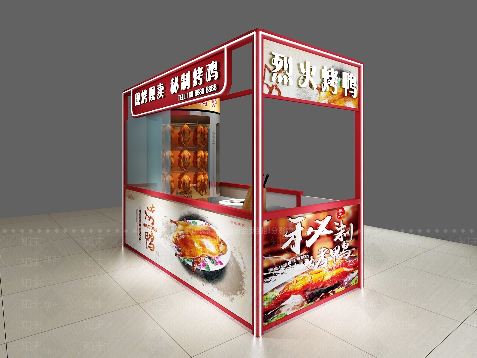 烧烤店3D模型下载【ID:1209793974】
