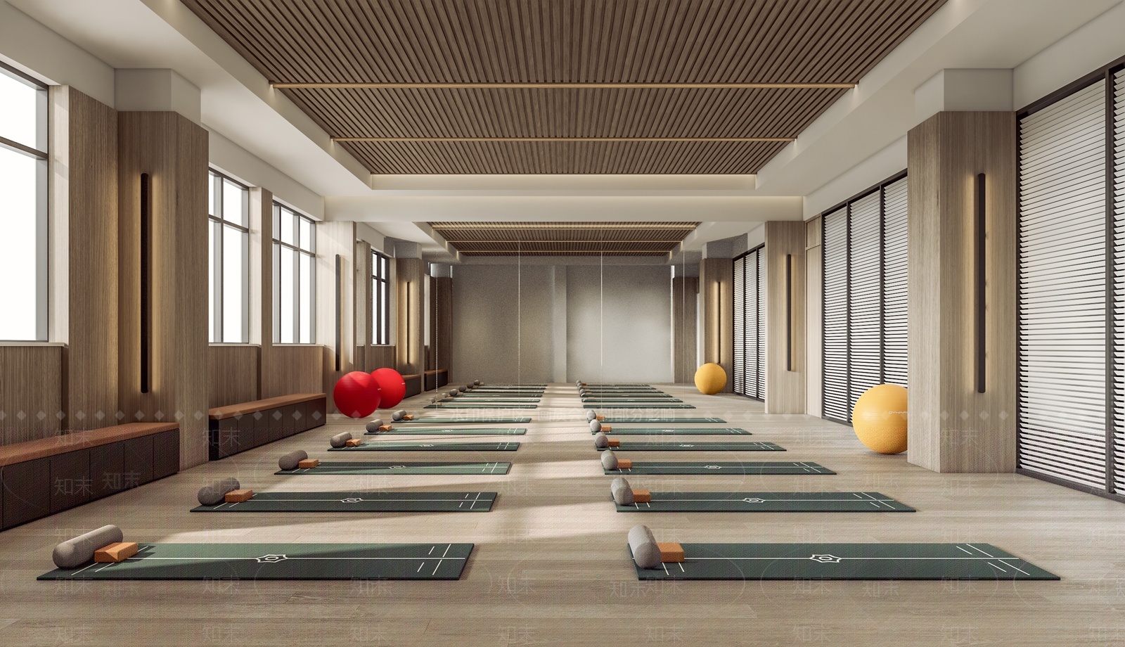 现代瑜伽馆SU模型下载【ID:1209809251】