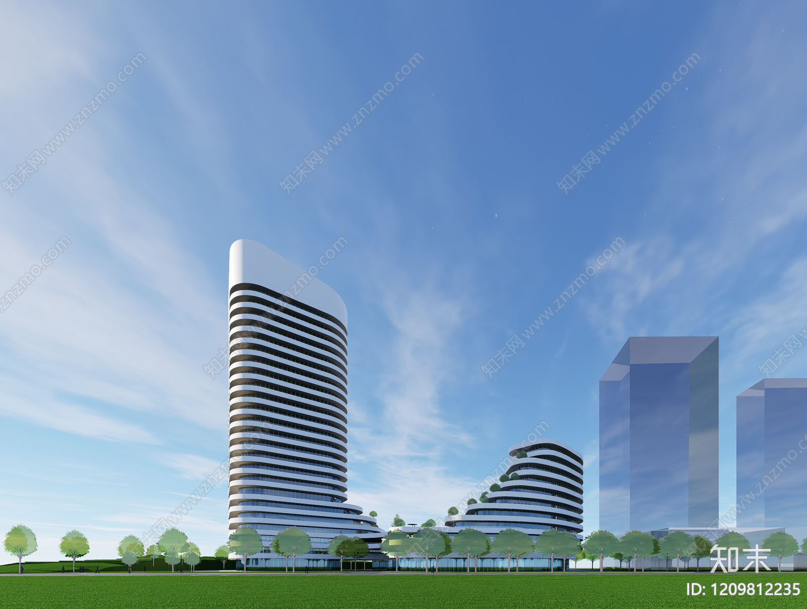 现代其他公共建筑SU模型下载【ID:1209812235】