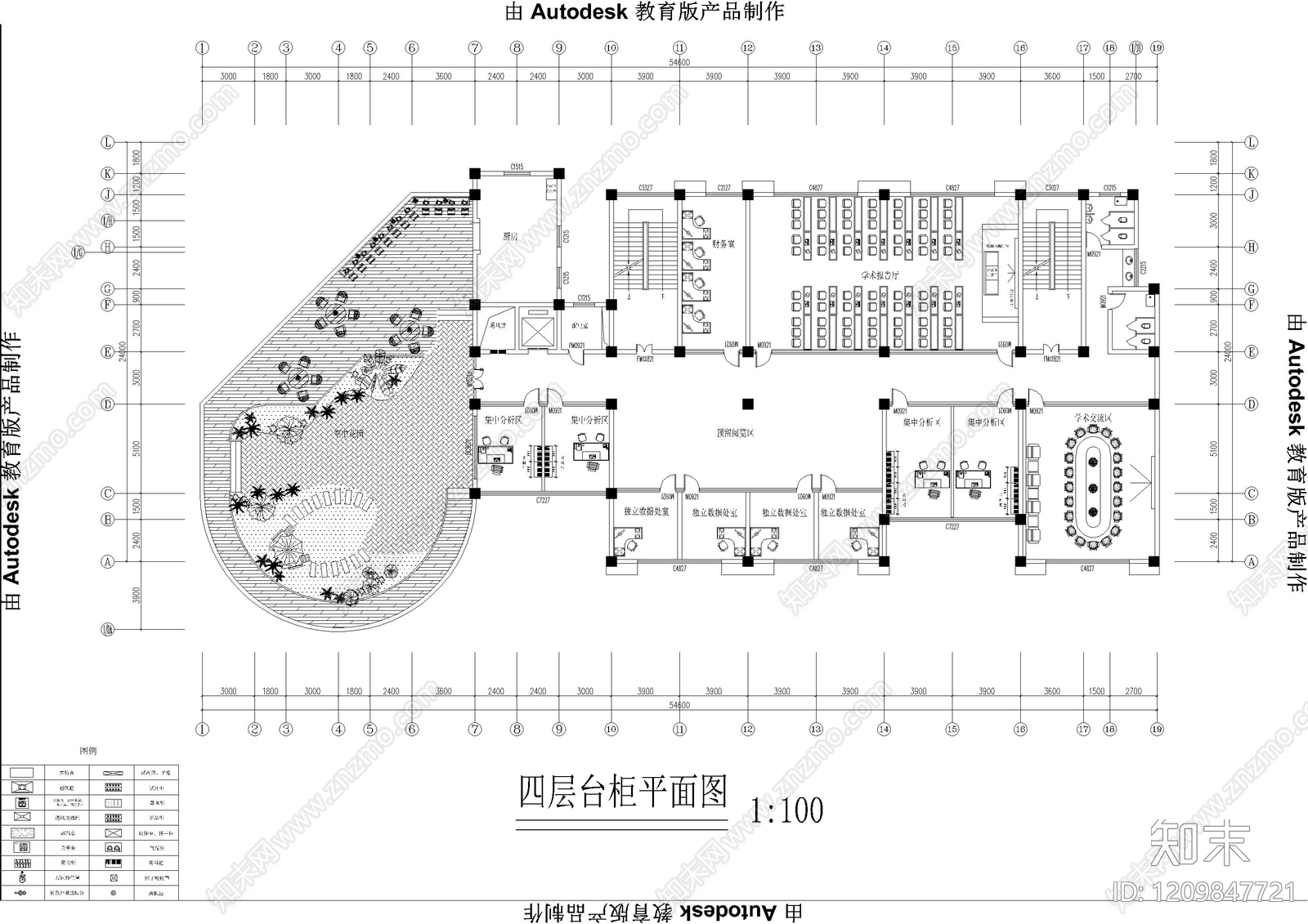 现代实验室cad施工图下载【ID:1209847721】