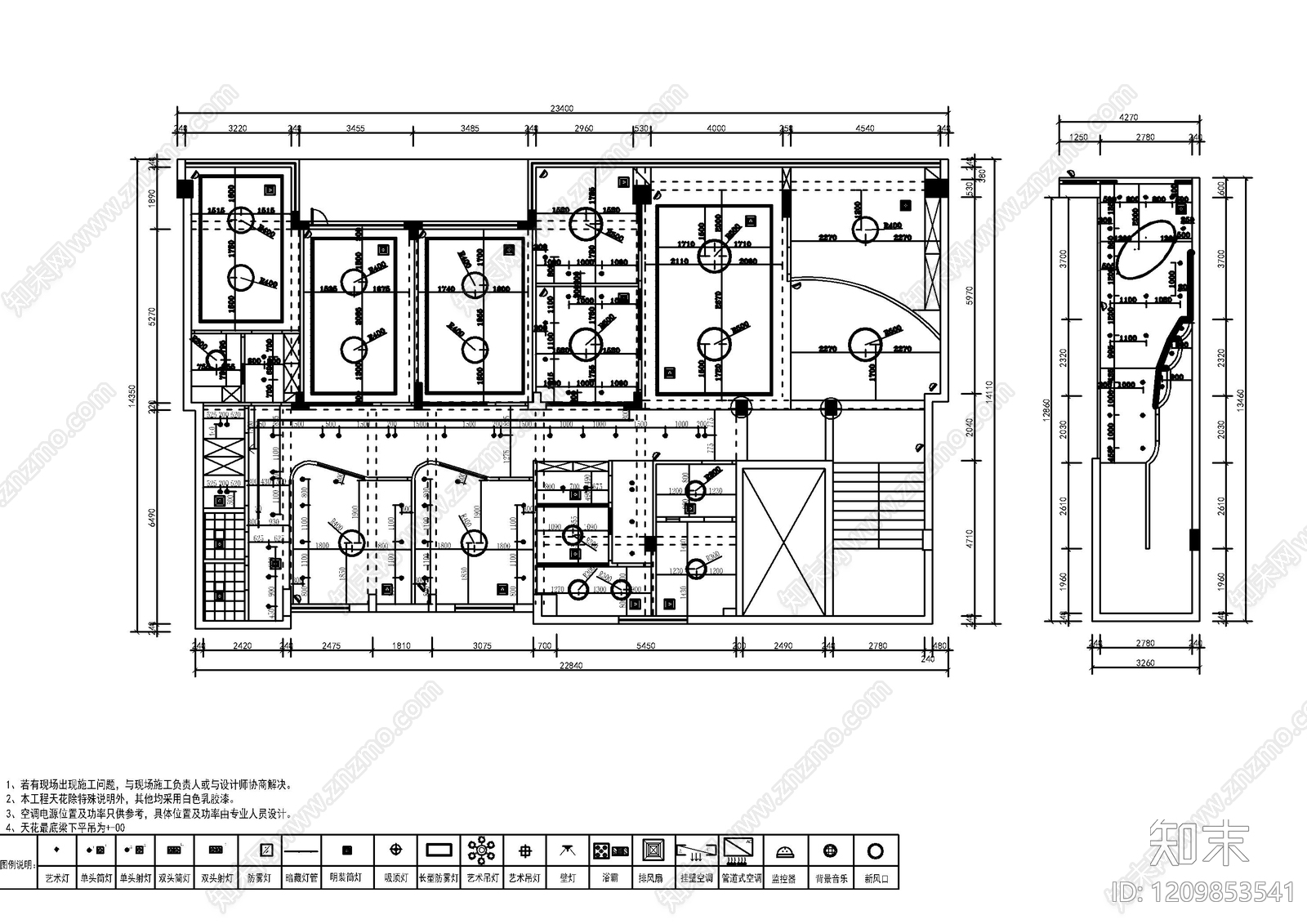 现代医院cad施工图下载【ID:1209853541】
